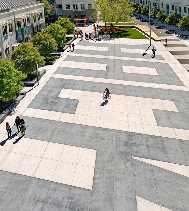 Facebook East Campus Courtyard