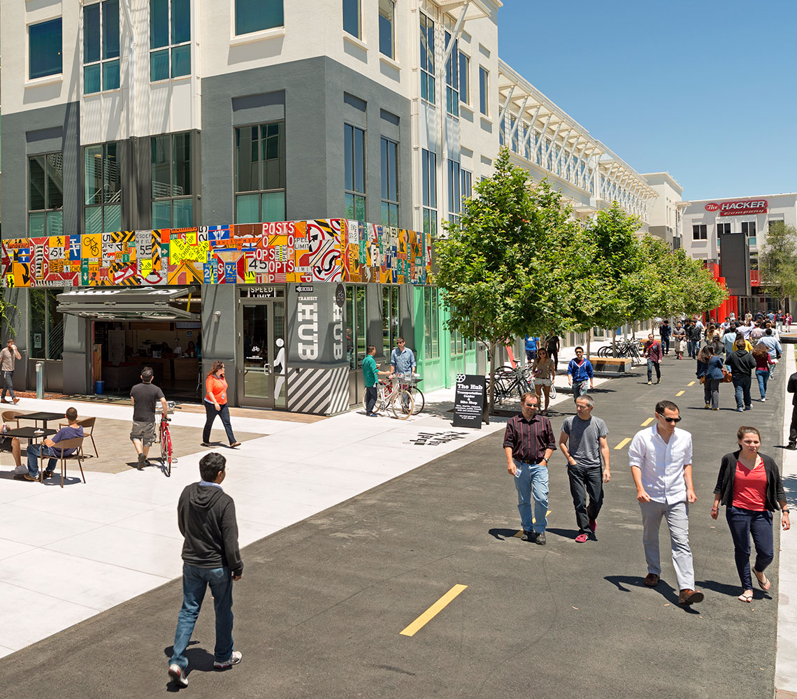 Facebook East Campus Courtyard