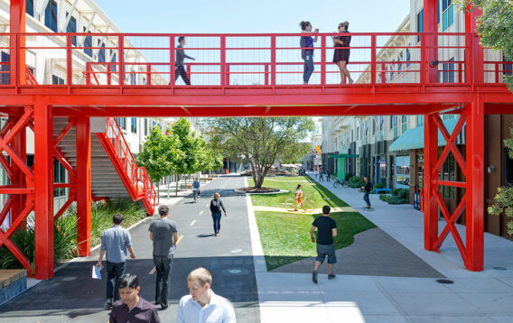 Facebook East Campus Courtyard