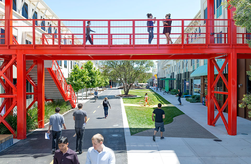 Facebook East Campus Courtyard